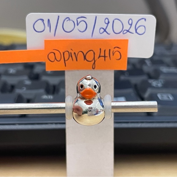 Pandora Jewelry - Silver Duck Charm Bead